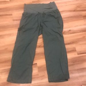 Old Navy linen maternity pants